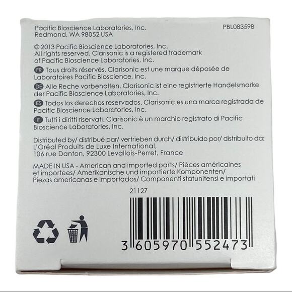 Clarisonic Deep Pore Brush Head - Enlarged Pores 2 Pack New In Box - Picture 4 of 6